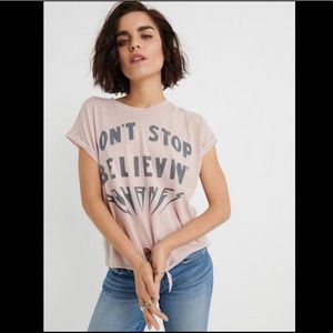 🌻Lucky Brand & Journey Don’t Stop Believin’ tee
